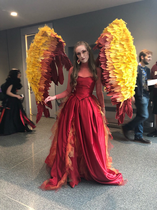 An original creation inspired by the Dark Phoenix. The wings moved!